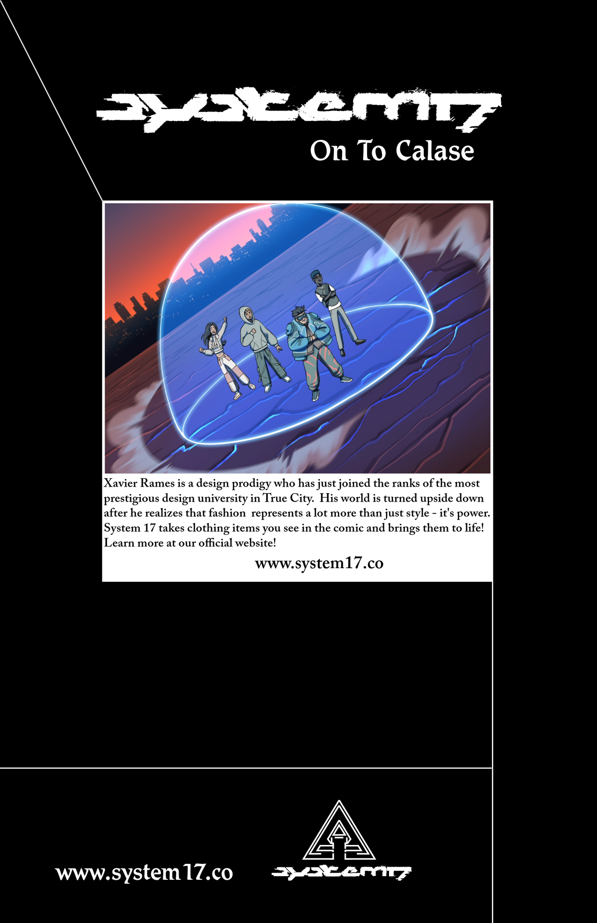 System 17 Issue #1 digital comic back cover